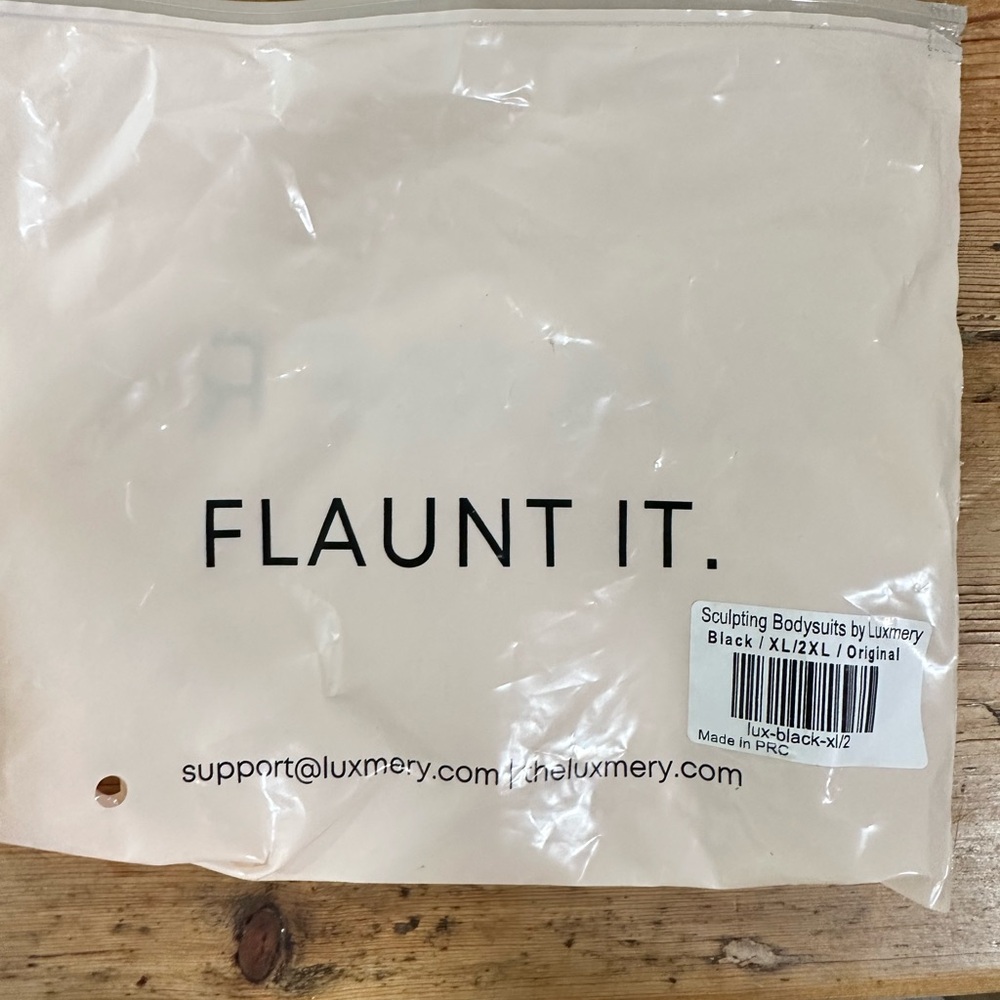 Black Canvas Pouch with Bold Text